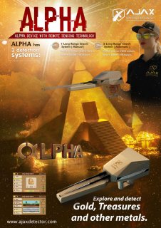 gold, metal and diamond detector - ALPHA Ajax