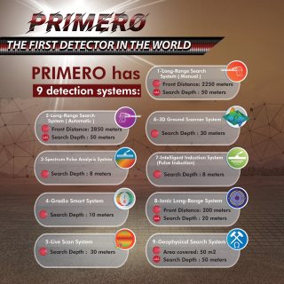 The best gold and metal detector - PRIMERO AJAX 5