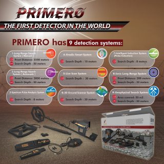 best gold and metal detector - PRIMERO AJAX 2