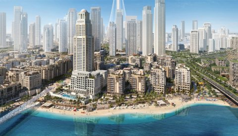 استثمر بأرقي مكان بالامارات خور دبي حيث اطلالاتك على اكبر برجين في التاريخ 