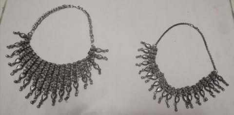  2 Silver Necklaces With historical value  3