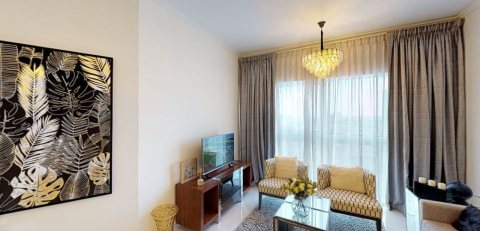 شقة غرفتين وصالة ذات إطلالة على ملاعب الغولف الفاخرة في دماك هيلز في دبي 2