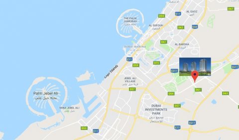 شقة غرفتين وصالة ذات إطلالة على ملاعب الغولف الفاخرة في دماك هيلز في دبي 5