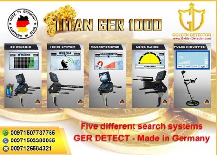 TITAN GER 1000 - 5 SYSTEMS - Underground Gold Detector 3