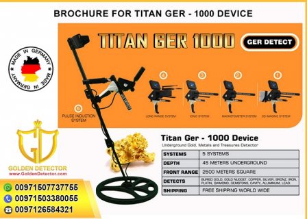 TITAN GER 1000 - 5 SYSTEMS - Underground Gold Detector 2