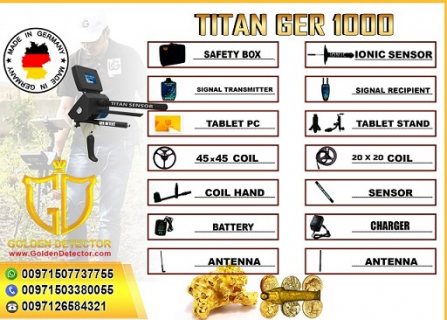 TITAN GER 1000 - 5 SYSTEMS - Underground Gold Detector 3