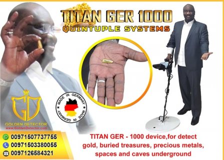 TITAN GER 1000 - 5 SYSTEMS - Underground Gold Detector