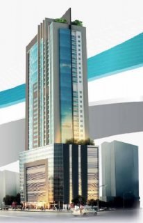 تملك شقة غرفة وصالة في البرج الذكي الأول من نوعه بمدينة الشارقة . 4