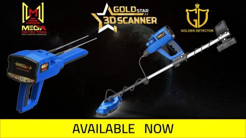 The newest metal detector 2021 Gold Star 3D Scanner 1