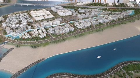 مشروع الواجهه البحريه الوحيد في وسط الشارقه و على حدود دبي 2