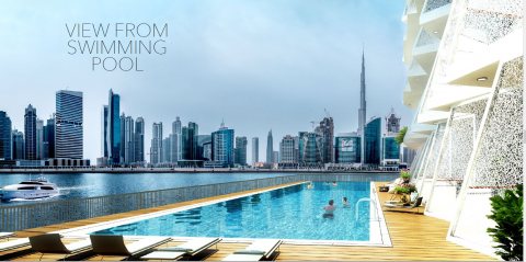 شقة للبيع باطلاله القناة المائية في قلب دبي بخصم 25% جاهز للاستلام 2