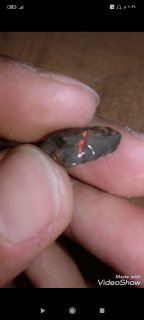 اوبال اسود نادر black opale احجار كريمة 4