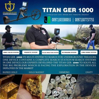 GER DETECT Titan 1000 Long Range Metal Detector 2