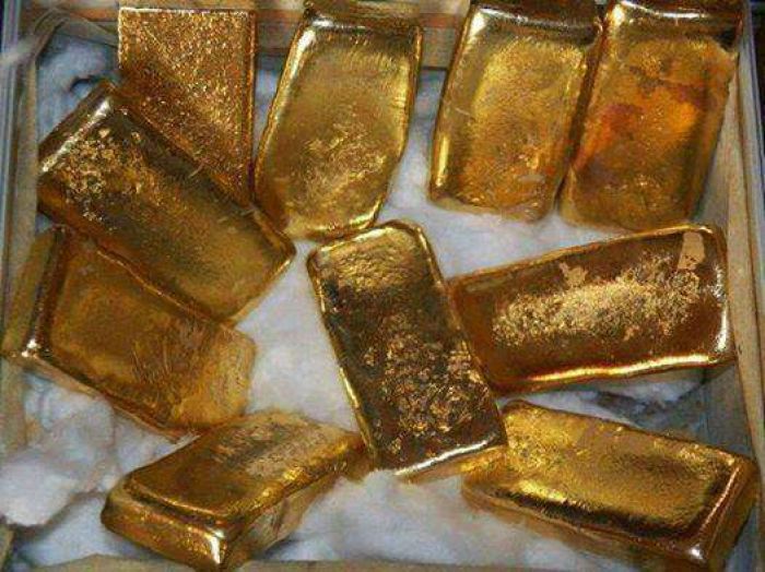 Gold bars and silver mercury available for sale 