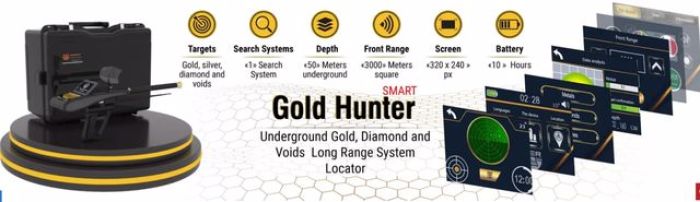 اقوي جهازللبحث عن الذهب والكنوز الدفينة جهاز جولد هانتر سمارت