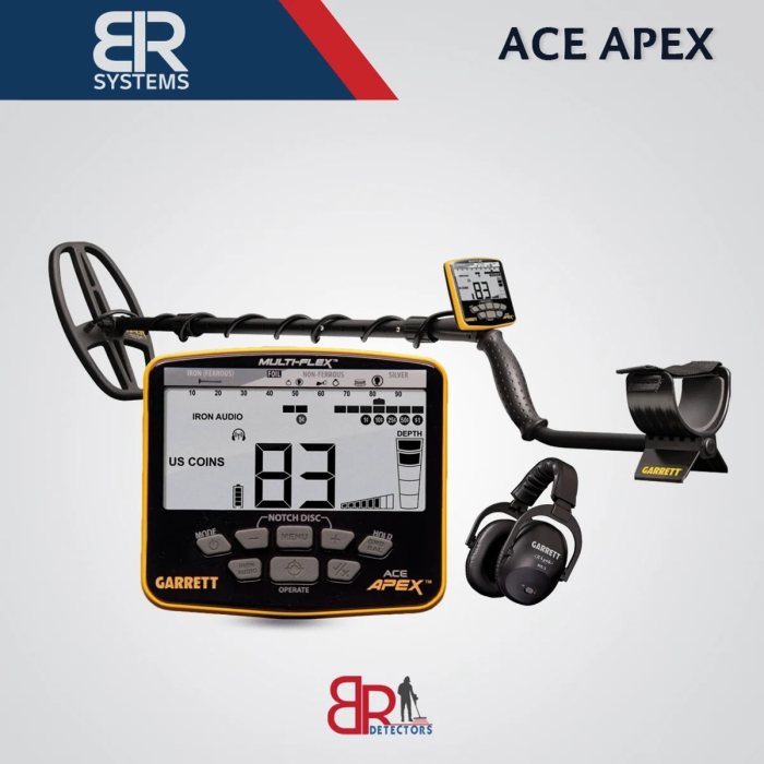 كاشف الذهب والمعادن الصوتي المطور Ace Apex  3