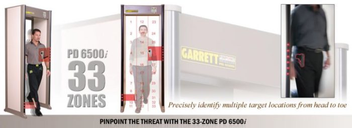 Garrett PD 6500i Best Walk-Through Metal Detector 1