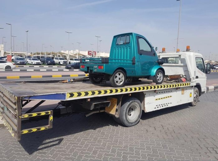 سطحة سيارات من الامارات الى : السعودية - قطر - البحرين - الكويت  00971582906661 2