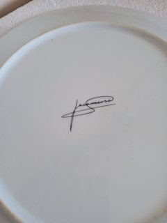 طبق  انتيك من البرسلين الحر موقع من الفنان الاسباني جاكاماسو  5