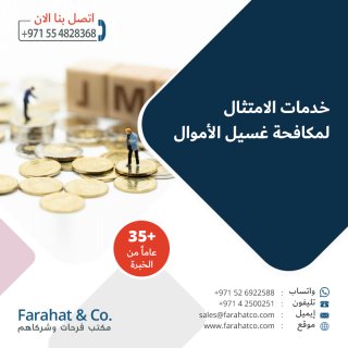 مستشار متخصص بخدمات مكافحة غسل الأموال في الإمارات