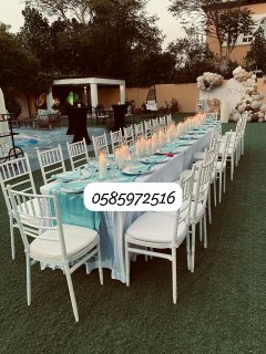 Comfortable chairs rentals, VIP chairs, decorated tables for rent in D 2