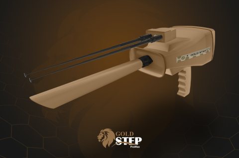 جهاز كاشف للذهب والكنوز المتكامل بي ار جولد ستيبب برو ماكس /Gold step pro max  3