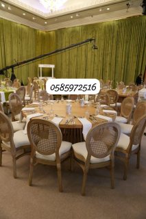 .VIP Wooden Glass Tables And Chairs Rentals In Ajman 3