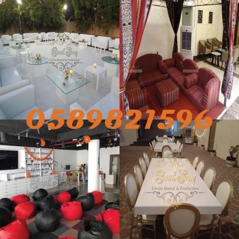 Best Renting Offer of Outdoor furniture for Rent in Dubai.