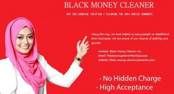 SSD Universal Black Money Cleaner Chemical Solution