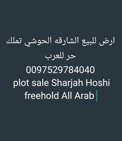 ارض للبيع حوشي الشارقه 20 الف ق م 