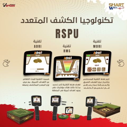  جهاز  Adroit افضل و اصغر جهاز لكشف الكنوز و الدفاىن و الفراغات  4