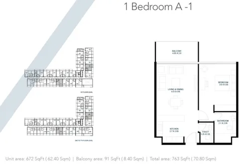 1 Bedroom Apartment in Vida Residences 2