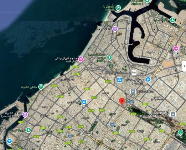  للبيع أرض مخصصة لبناء مدرسة – العزرة، الشارقة | 91,000 قدم² 
