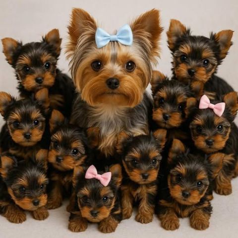 Standard size Teacup Yorkie puppies