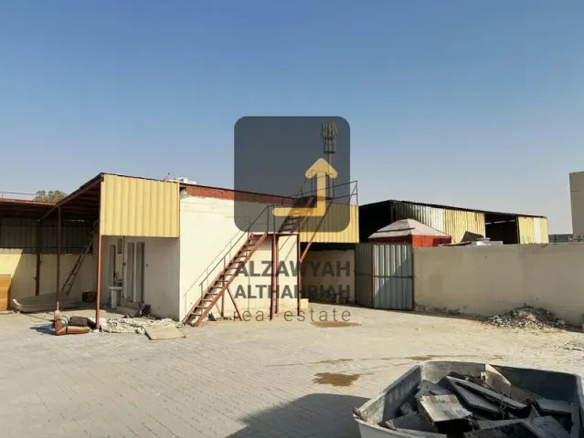???? للإيجار – أرض صناعية مجهزة بالكامل في الصجعة الصناعية – الشارق 4