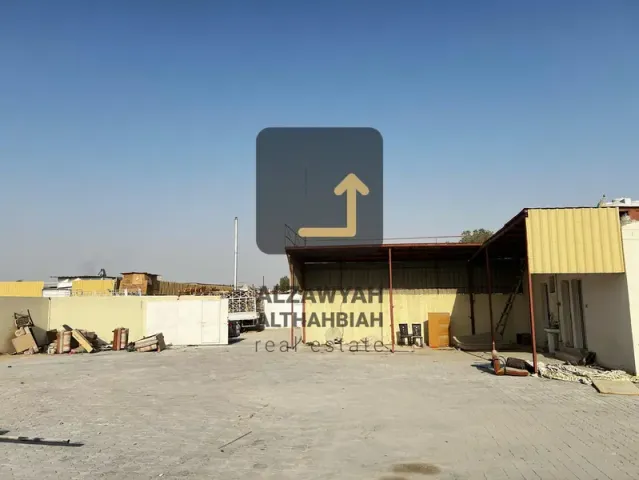 ???? للإيجار – أرض صناعية مجهزة بالكامل في الصجعة الصناعية – الشارق 9