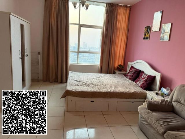 Furnished Studio for Sale – Orient Towers | High Floor | Ajman
