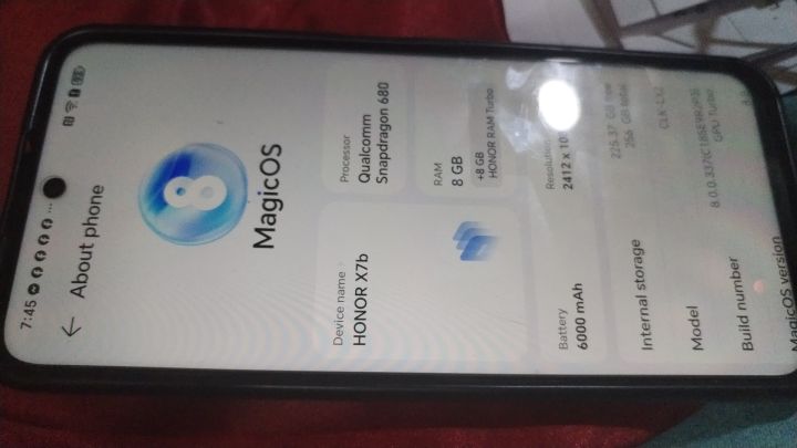 Honor X7B perfect condition in Alain  2