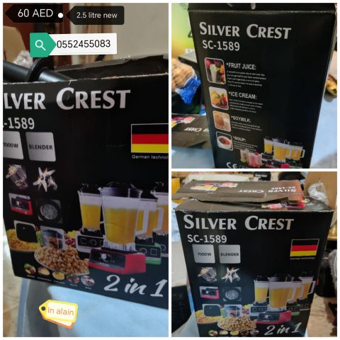 New blender silver crest in alain 