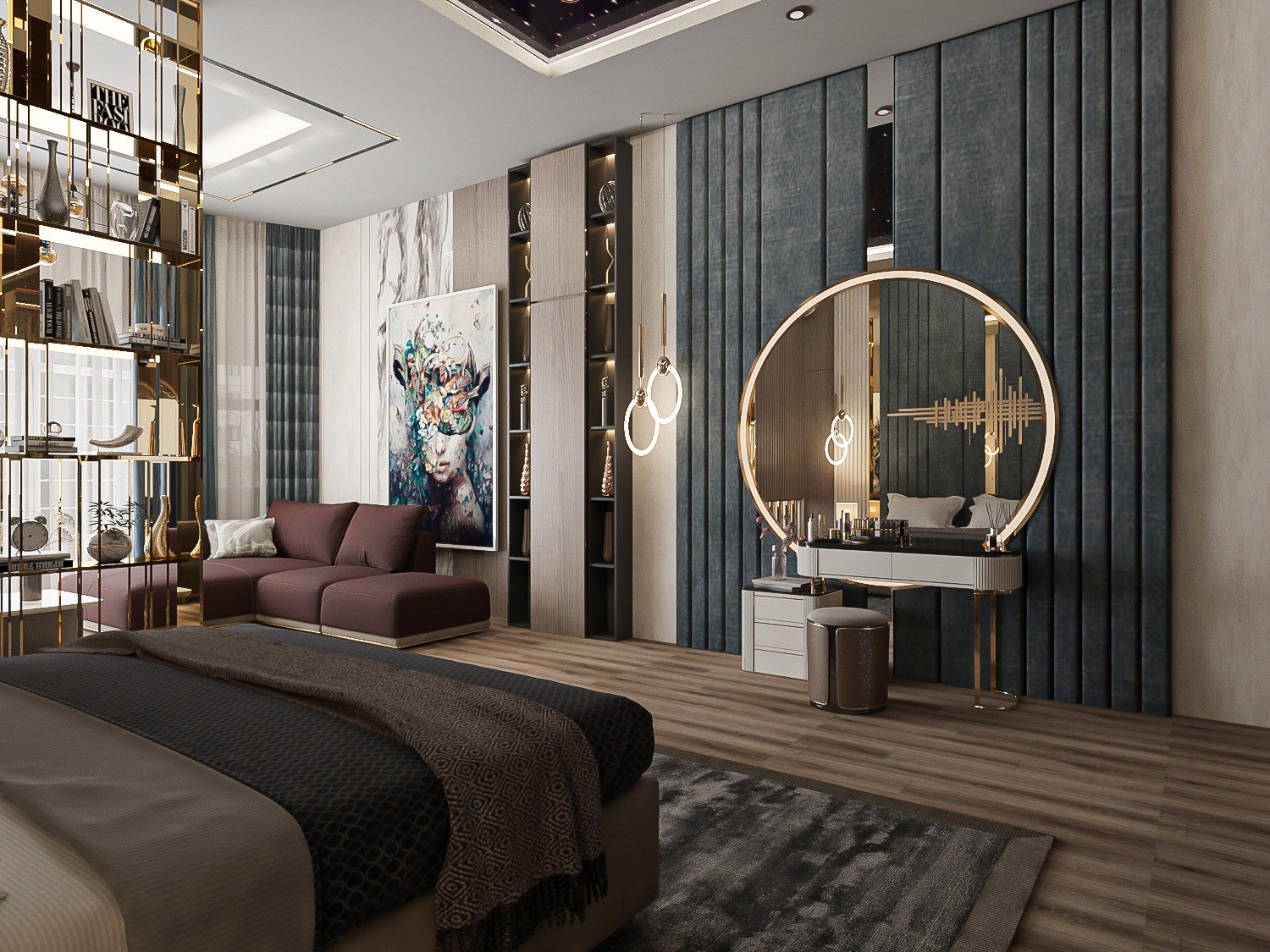 مجموعة خط الفن لتصميم وتنفيذ الديكور