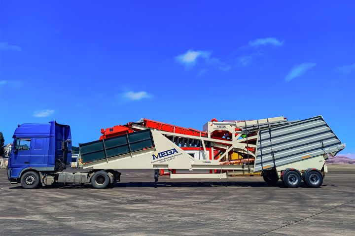 محطة خلط خرسانة متنقلة للبيع من المصنع مباشرة – جاهزة للتسليم من 