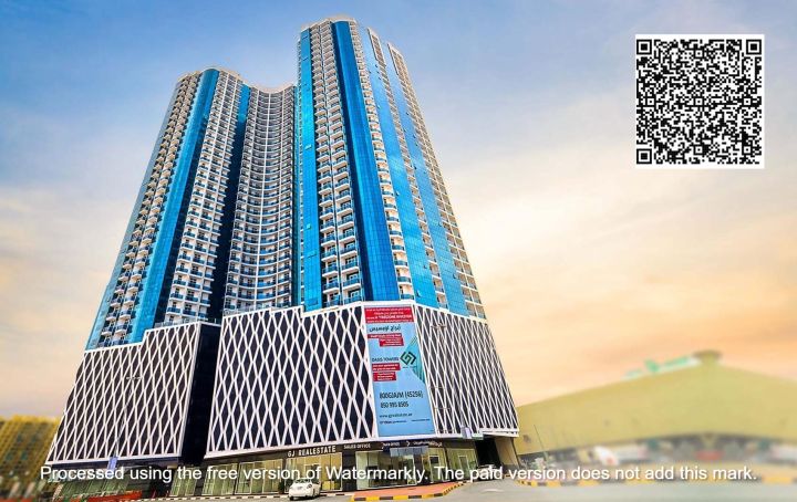 شقة في برج الواحة 3 غرف بسعر ممتاز وتقسيط 7 سنوات اطلاله مفتوحة 2