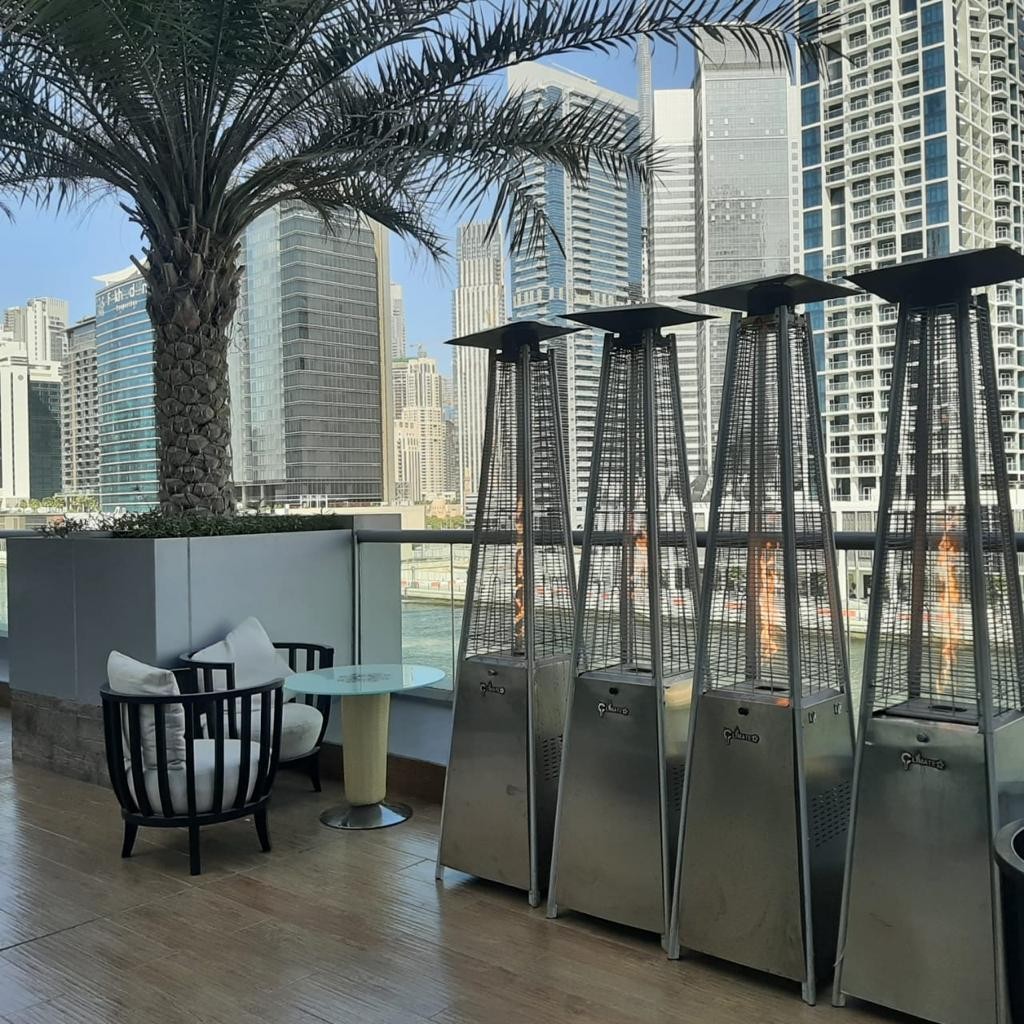 Outdoor Patio Gas heaters & electrical heaters 2