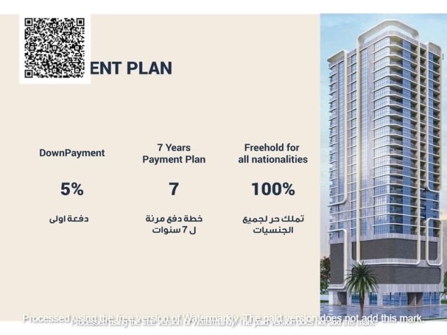 1 غرفة | عجمان وسط المدينة | مقدم 10% وقسط شهري 1% 9