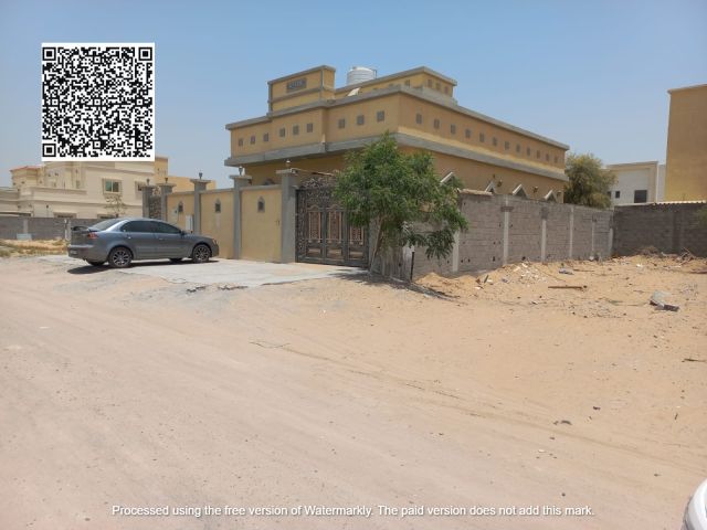 قطعة ارض سكني عجمان الحليو2  مميزه زاويه وشارعين