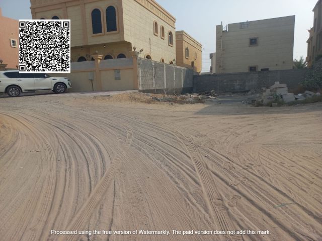 قطعة ارض سكني عجمان الحليو2  مميزه زاويه وشارعين 6