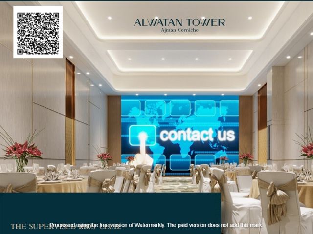 اطلاة مائية | 2 غرفة نوم | بمقدم 5% | كورنيش عجمان 2