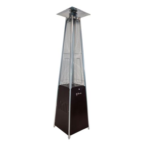 Pyramid Flame Patio Heater Square Black