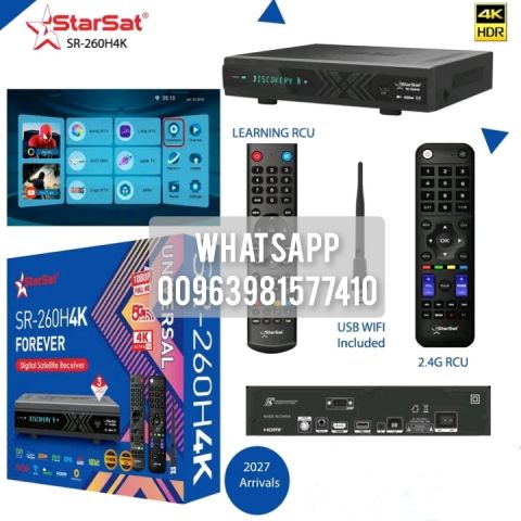 StarSat SR-260H4K Receiver | 4K UHD Satellite 2