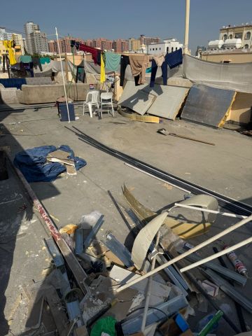 🇦🇪 للإيجار – غرفتين على الروف في بناية طابقين / النعيمية 2 5